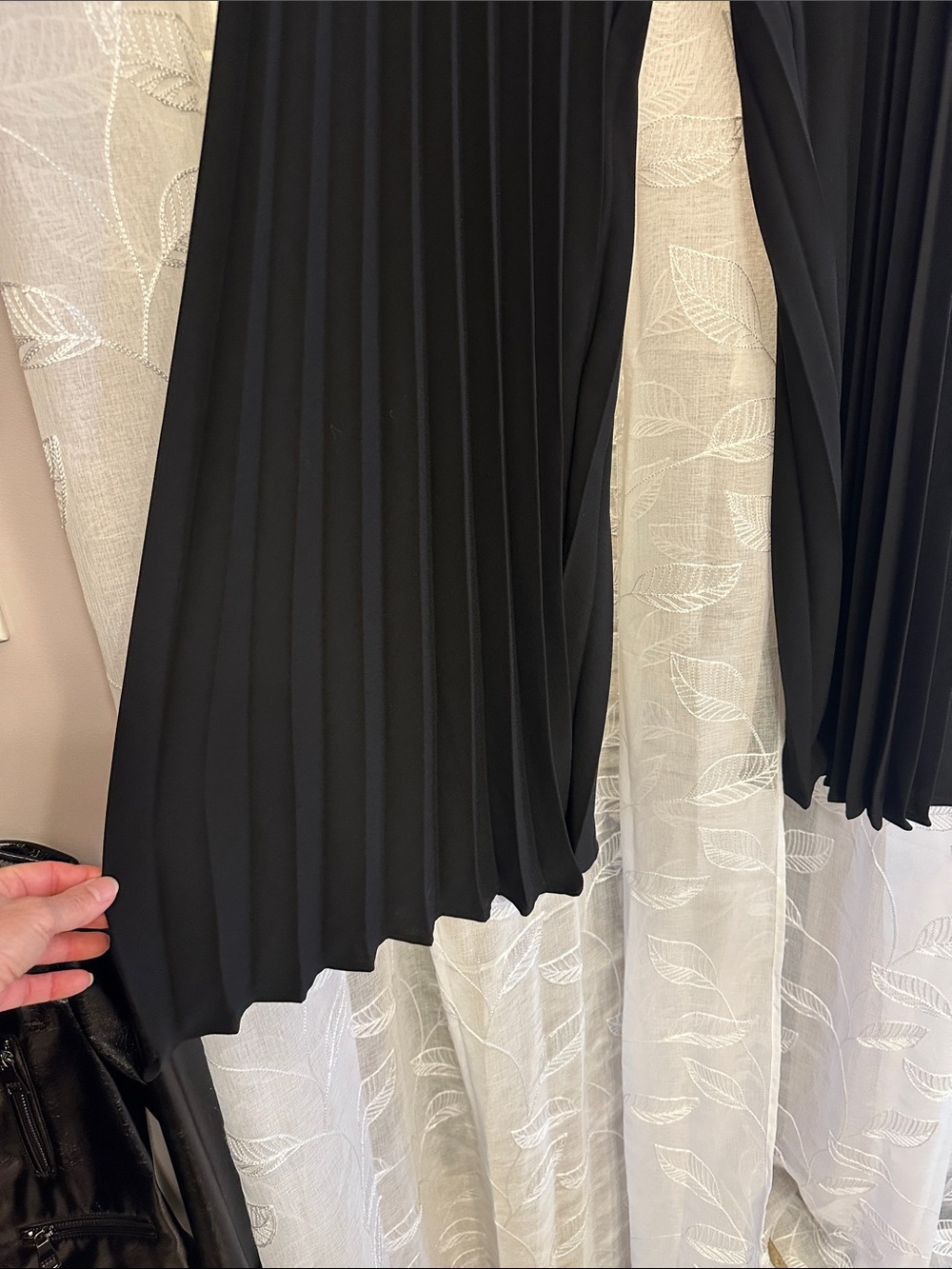 Zara Black Wide Leg Pants - Picture 5 of 5